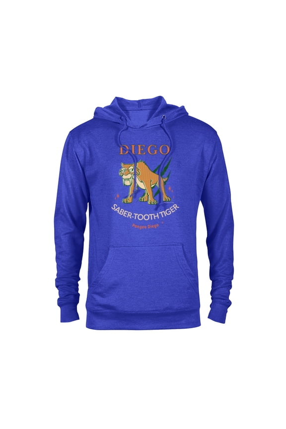 Ice Age Diego Saber-Tooth Tiger Halftone - Pullover Hoodie for Adults - Customized-Royal