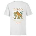 thumbnail image 1 of Ice Age Diego Saber-Tooth Tiger Halftone - Short Sleeve T-Shirt for Kids - Customized-White, 1 of 5