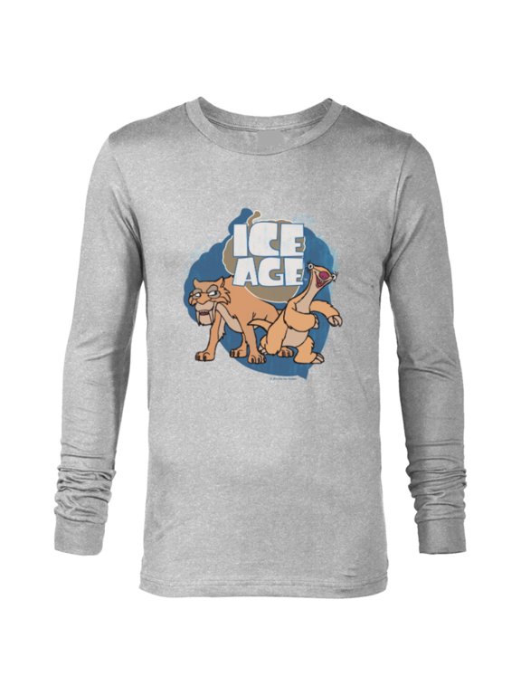 Ice Age Diego and Sid - Long Sleeve T-Shirt for Men - Customized-Athletic Heather
