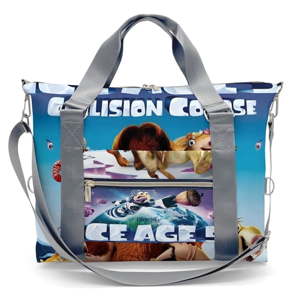 Ice Age Hand-held Shoulder Travel Bag.15" x 6.7" x11"