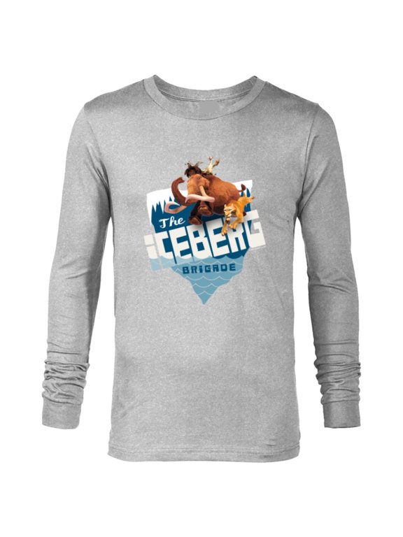 Ice Age Manfred Diego Sid and Scrat The Iceberg Brigade - Long Sleeve T-Shirt for Men - Customized-Athletic Heather