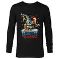thumbnail image 1 of Ice Age Manny Diego and Sid Kinda Digging the Holiday Magic - Long Sleeve T-Shirt for Men - Customized-Black, 1 of 5