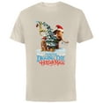thumbnail image 1 of Ice Age Manny Diego and Sid Kinda Digging the Holiday Magic - Short Sleeve Cotton T-Shirt for Adults - Customized-Natural, 1 of 5