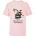 thumbnail image 1 of Ice Age Manny Diego and Sid Kinda Digging the Holiday Magic - Short Sleeve T-Shirt for Kids - Customized-Soft Pink, 1 of 5
