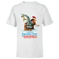 thumbnail image 1 of Ice Age Manny Diego and Sid Kinda Digging the Holiday Magic - Short Sleeve T-Shirt for Kids - Customized-White, 1 of 5