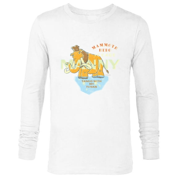 Ice Age Manny Mammoth Hero Tango with My Tusks - Long Sleeve T-Shirt for Men - Customized-White