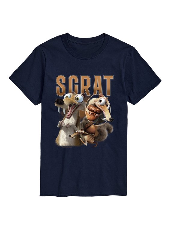 - Scrat Acorn Men's Short Sleeve Graphic T-Shirt