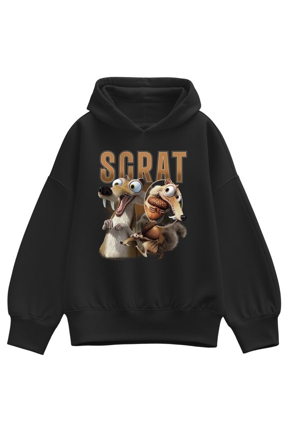 - Scrat Acorn - Women's Oversized Fleece Hoodie Sweatshirt