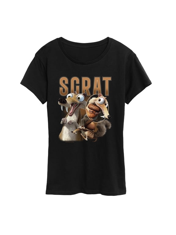 - Scrat Acorn Women's Short Sleeve Graphic T-Shirt