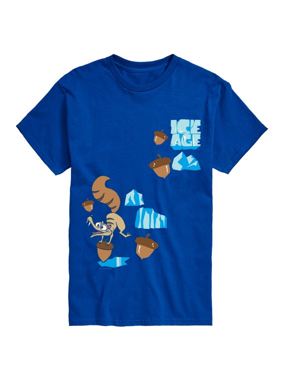 - Scrat Chasing Acorns Men's Short Sleeve Graphic T-Shirt