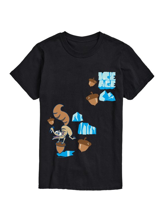 - Scrat Chasing Acorns Men's Short Sleeve Graphic T-Shirt