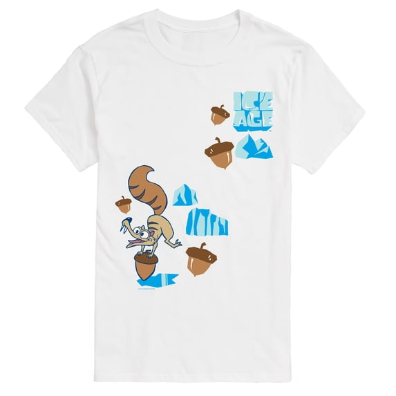 Ice Age - Scrat Chasing Acorns Short Sleeve Graphic T-Shirt