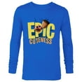 thumbnail image 1 of Ice Age Scrat Epic Cuteness - Long Sleeve T-Shirt for Men - Customized-Royal, 1 of 5