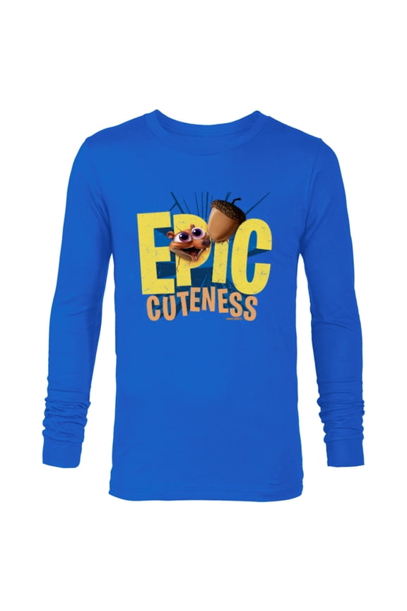 Ice Age Scrat Epic Cuteness - Long Sleeve T-Shirt for Men - Customized-Royal