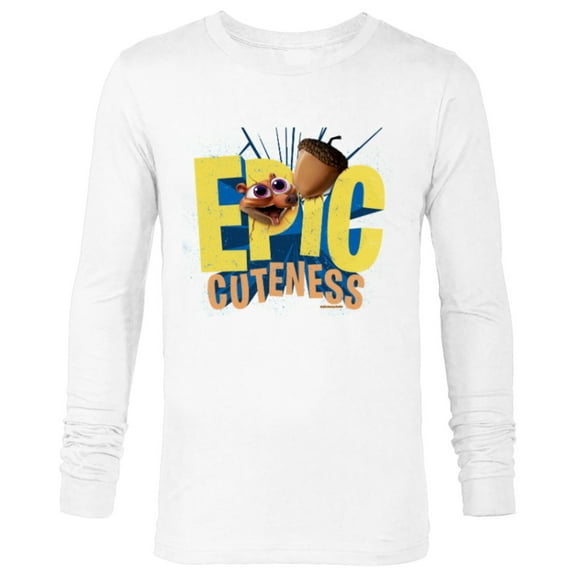 Ice Age Scrat Epic Cuteness - Long Sleeve T-Shirt for Men - Customized-White