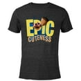 thumbnail image 1 of Ice Age Scrat Epic Cuteness - Short Sleeve Blended T-Shirt for Adults - Customized-Black, 1 of 5