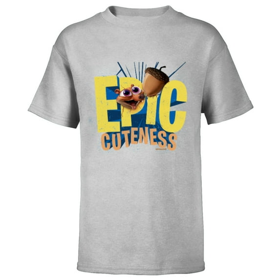 Ice Age Scrat Epic Cuteness - Short Sleeve T-Shirt for Kids - Customized-Athletic Heather