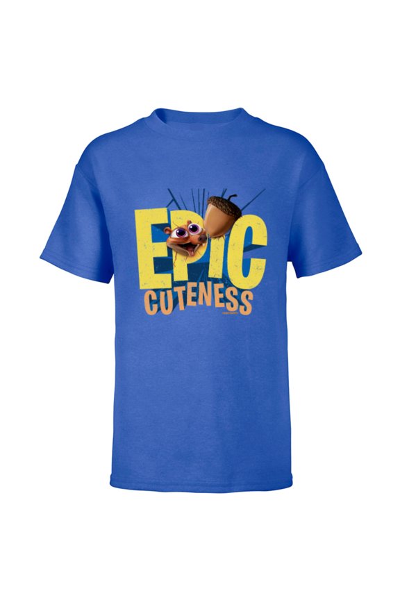 Ice Age Scrat Epic Cuteness - Short Sleeve T-Shirt for Kids - Customized-Royal