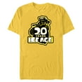 thumbnail image 1 of Ice Age Scrat Logo 20 Years Anniversary - Short Sleeve Blended T-Shirt for Adults - Customized-Yellow, 1 of 5