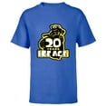 thumbnail image 1 of Ice Age Scrat Logo 20 Years Anniversary - Short Sleeve T-Shirt for Kids - Customized-Royal, 1 of 5