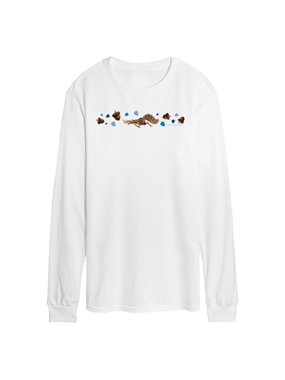 - Scrat Men's Long Sleeve Graphic T-Shirt