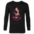 thumbnail image 1 of Ice Age Scrat Nutty Acorn Lover Halftone - Long Sleeve T-Shirt for Men - Customized-Black, 1 of 5