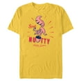 thumbnail image 1 of Ice Age Scrat Nutty Acorn Lover Halftone - Short Sleeve Blended T-Shirt for Adults - Customized-Yellow, 1 of 5