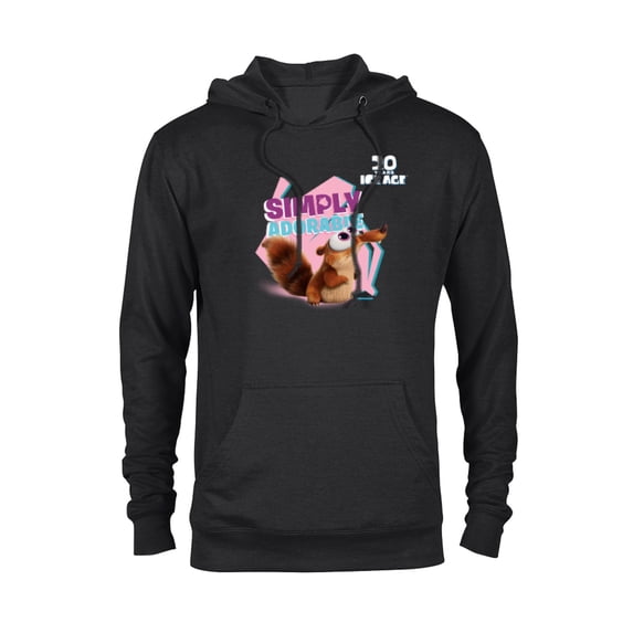 Ice Age Scrat Simply Adorable 20 Years Anniversary - Pullover Hoodie for Adults - Customized-Black