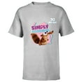 thumbnail image 1 of Ice Age Scrat Simply Adorable 20 Years Anniversary - Short Sleeve T-Shirt for Kids - Customized-Athletic Heather, 1 of 5