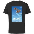 thumbnail image 1 of Ice Age: Scrat Tales Poster - Short Sleeve Cotton T-Shirt for Adults - Customized-Black, 1 of 5