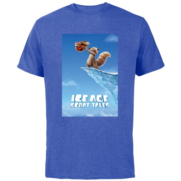 Ice Age: Scrat Tales Poster - Short Sleeve Cotton T-Shirt for Adults - Customized-Royal Heather