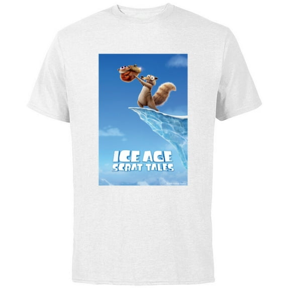Ice Age: Scrat Tales Poster - Short Sleeve Cotton T-Shirt for Adults - Customized-White