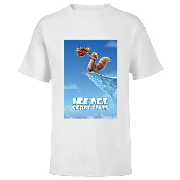 Ice Age: Scrat Tales Poster - Short Sleeve T-Shirt for Kids - Customized-White
