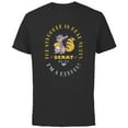thumbnail image 1 of Ice Age Scrat The Struggle is Real Nutty - Short Sleeve Cotton T-Shirt for Adults - Customized-Black, 1 of 5
