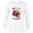 thumbnail image 1 of Ice Age Scrat Too Cute to Handle 20 Years Anniversary - Long Sleeve T-Shirt for Men - Customized-White, 1 of 5