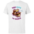 thumbnail image 1 of Ice Age Scrat Too Cute to Handle 20 Years Anniversary - Short Sleeve Cotton T-Shirt for Adults - Customized-White, 1 of 5