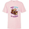 thumbnail image 1 of Ice Age Scrat Too Cute to Handle 20 Years Anniversary - Short Sleeve T-Shirt for Kids - Customized-Soft Pink, 1 of 5