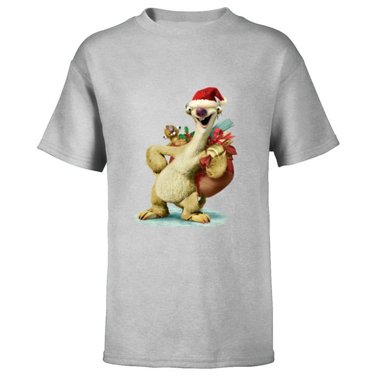 Ice Age Sid Prehistoric Santa for Christmas Holiday - Short Sleeve
