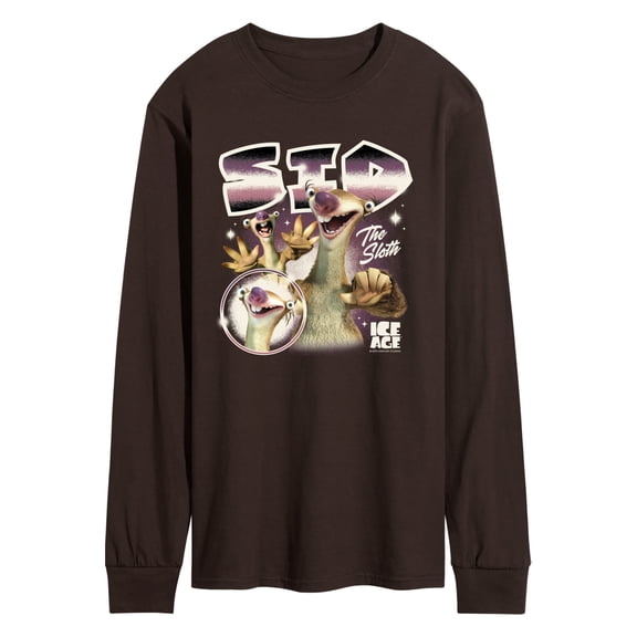 Ice Age - Sid The Sloth - Men's Long Sleeve Graphic T-Shirt