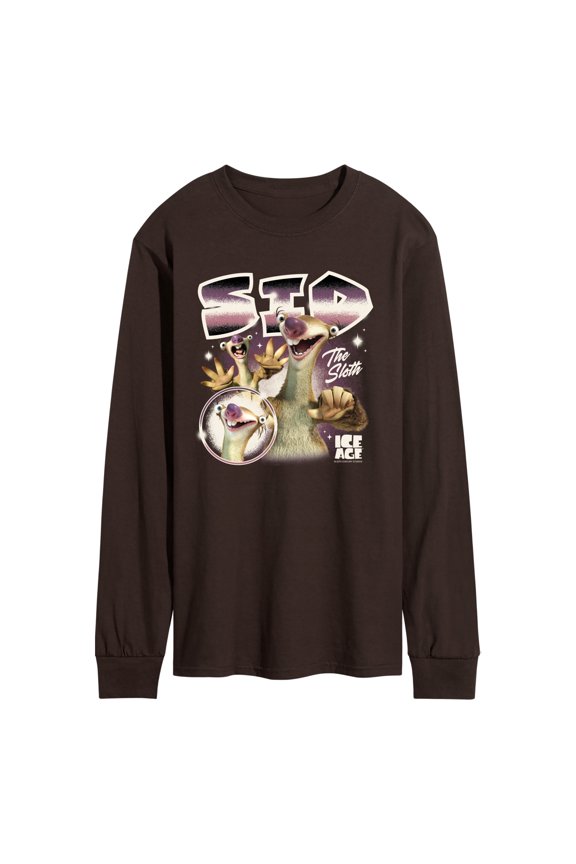 - Sid The Sloth - Men's Long Sleeve Graphic T-Shirt