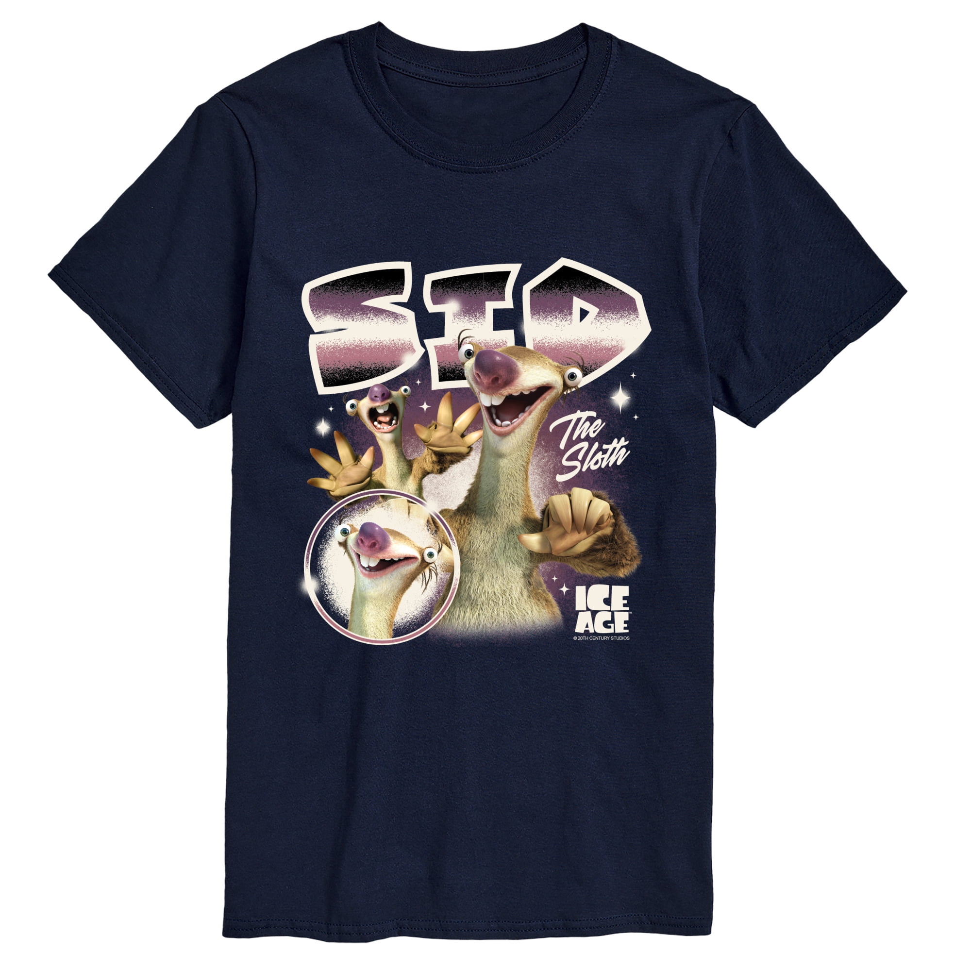 Ice Age - Sid The Sloth - Men's Short Sleeve Graphic T-Shirt