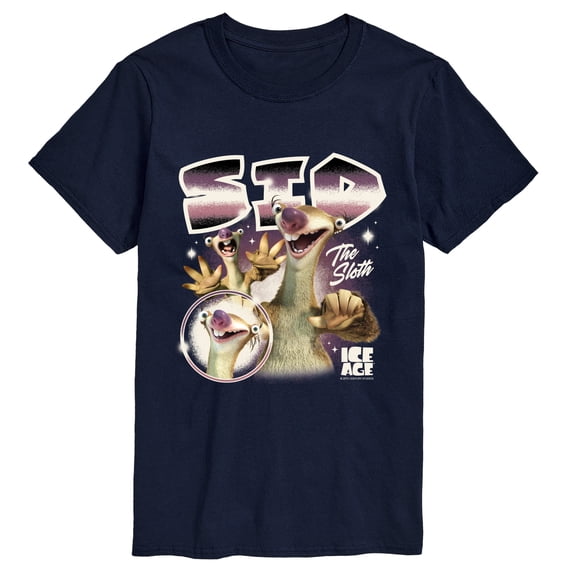 Ice Age - Sid The Sloth - Men's Short Sleeve Graphic T-Shirt