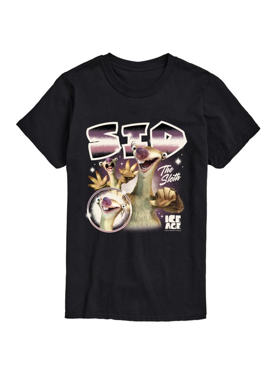 - Sid The Sloth Men's Short Sleeve Graphic T-Shirt