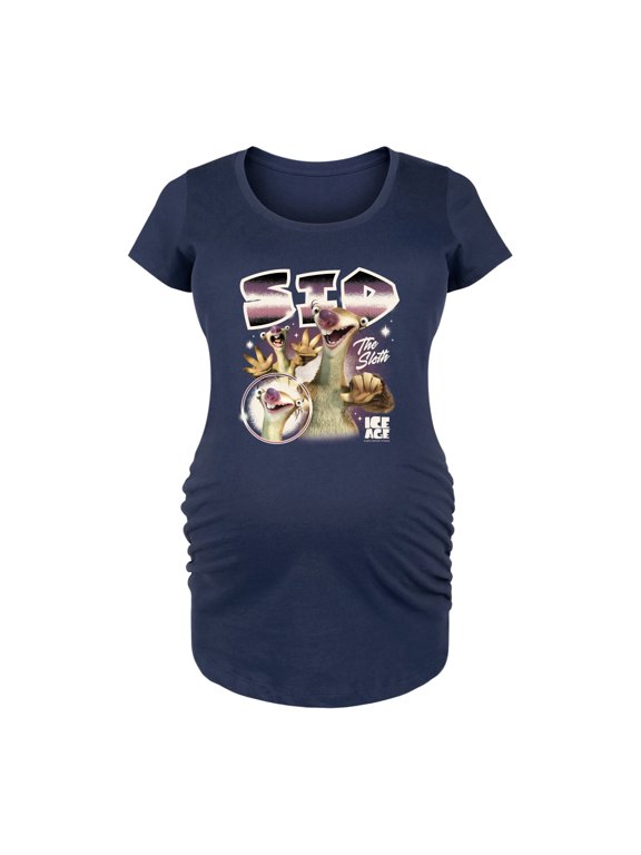 - Sid The Sloth - Women's Maternity Scoop Neck Graphic T-Shirt