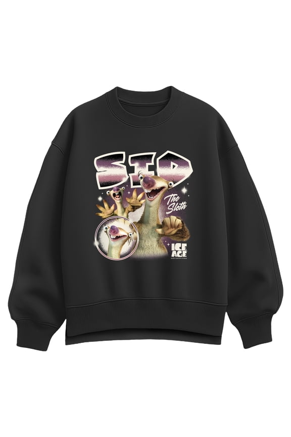 - Sid The Sloth - Women's Oversized Fleece Crew Sweatshirt