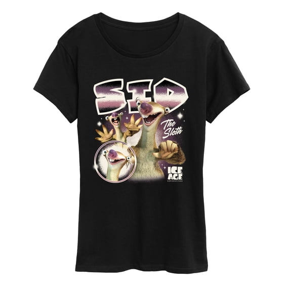 Ice Age - Sid The Sloth Women's Short Sleeve Graphic T-Shirt