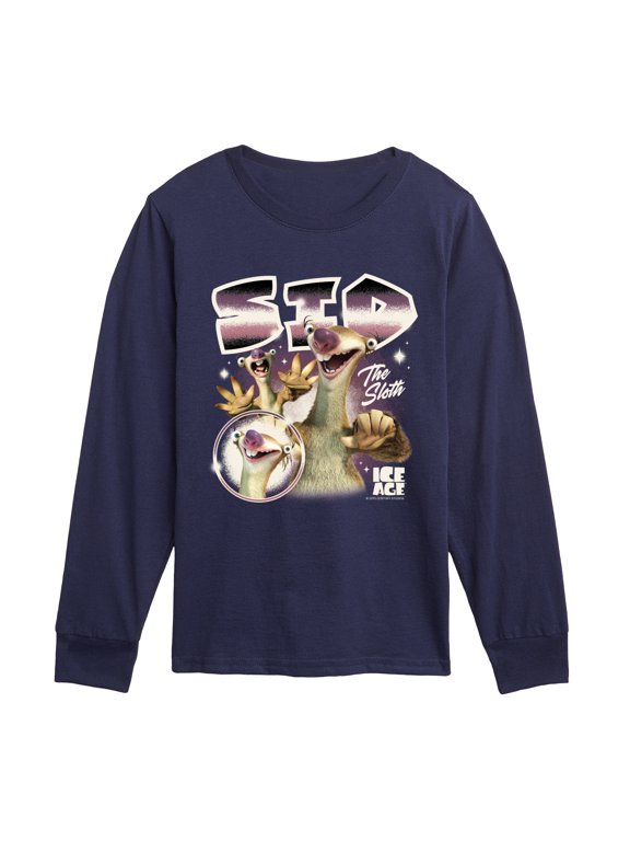 - Sid The Sloth Boys' Long Sleeve Graphic T-Shirt