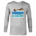 thumbnail image 1 of Ice Age The Adventures of Buck Wild Baby Scrat Furry and Fast - Long Sleeve T-Shirt for Men - Customized-Athletic Heather, 1 of 5