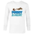 thumbnail image 1 of Ice Age The Adventures of Buck Wild Baby Scrat Furry and Fast - Long Sleeve T-Shirt for Men - Customized-White, 1 of 5