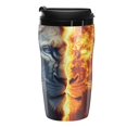 thumbnail image 1 of Ice And Fire Lightning Lion Travel Coffee Tumbler Reusable Cup for Coffee or Tea Portable Cup Holder Friendly for Hot or Cold Drinks 250ml, 1 of 8